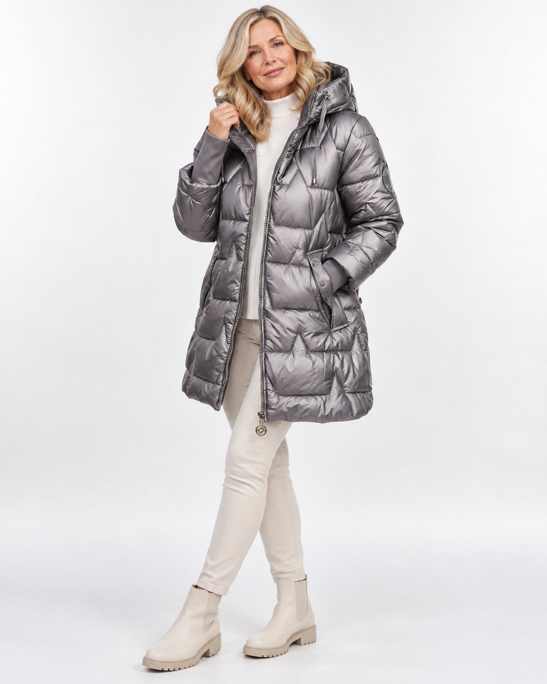 Mila | Women's Warm Hooded Winter Jacket