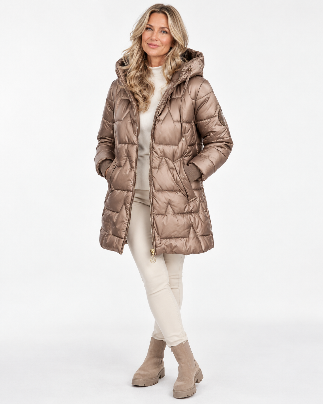 Mila | Women's Warm Hooded Winter Jacket