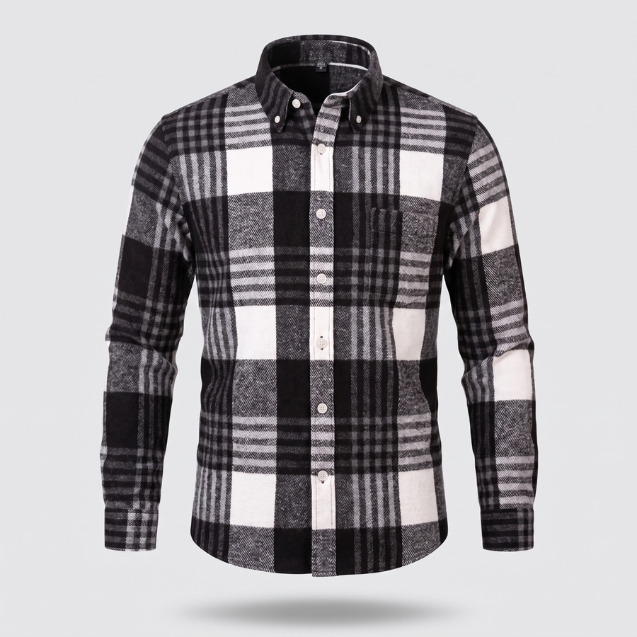 GRAYSON COTTON FLANNEL SHIRT